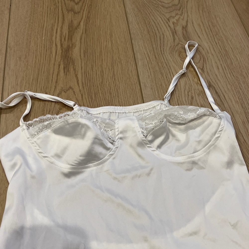 White lace mini dress - Picture 3 of 4